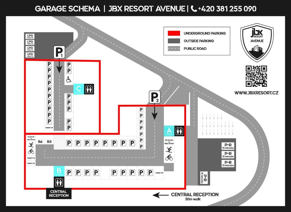 Jbx Resort Avenue Lipno Lipno nad Vltavou Eksteriør bilde